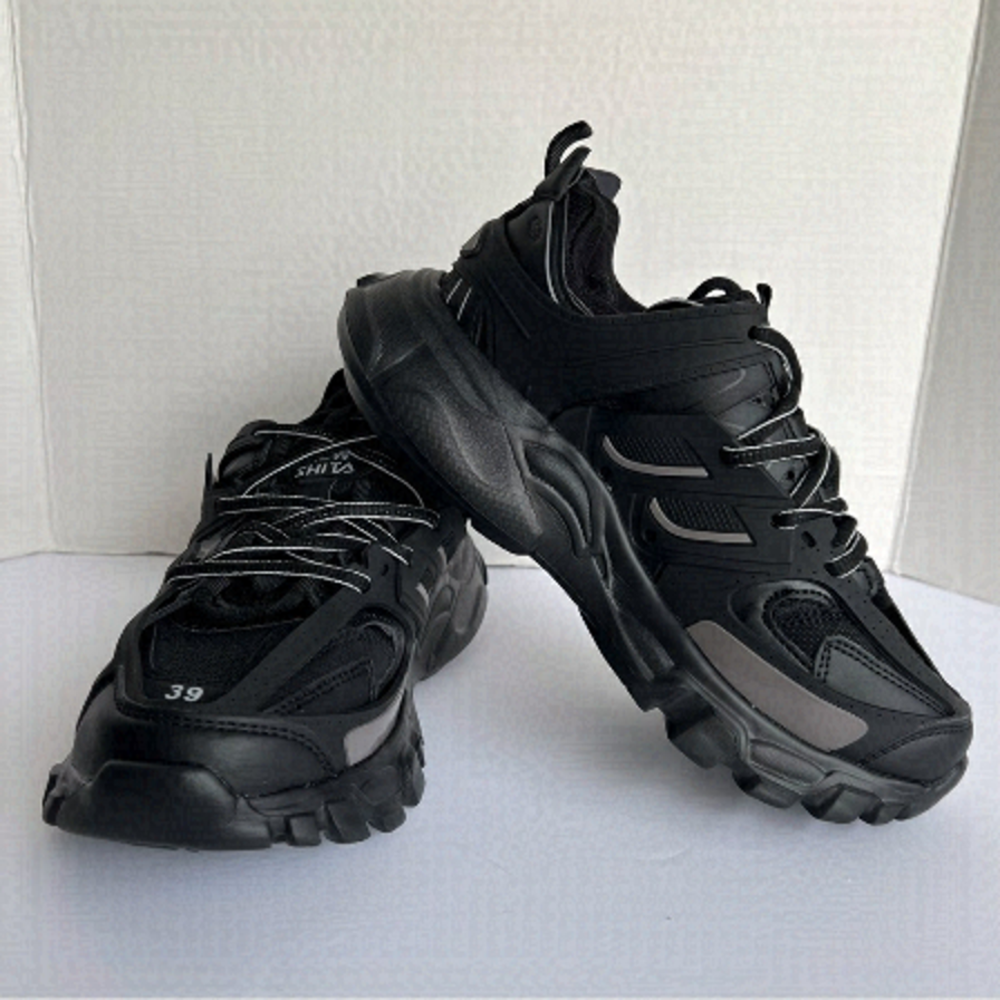 Nwot-New Shita,Women's Sneakers Chunky Dad Shoes 2022-Black. Size:6.5(US) (39EU)